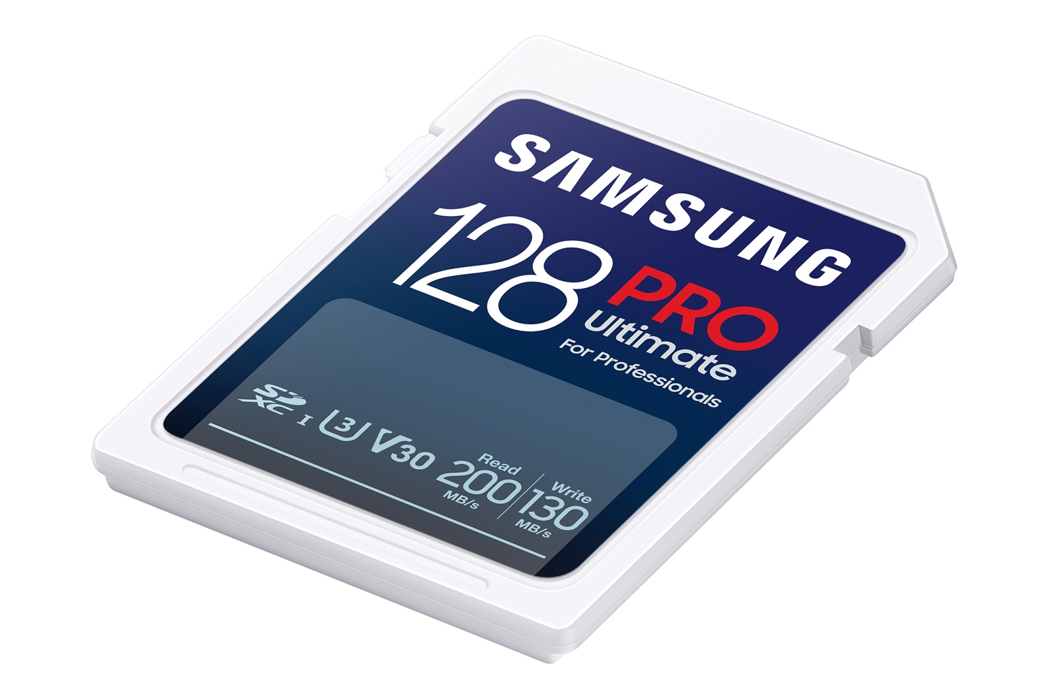 Samsung PRO Ultimate SD Card 128GB - Scheda di memoria SDXC UHS-I U3, Fino a 200 MB/s, Ottimizzata per Fotografia e Creatività