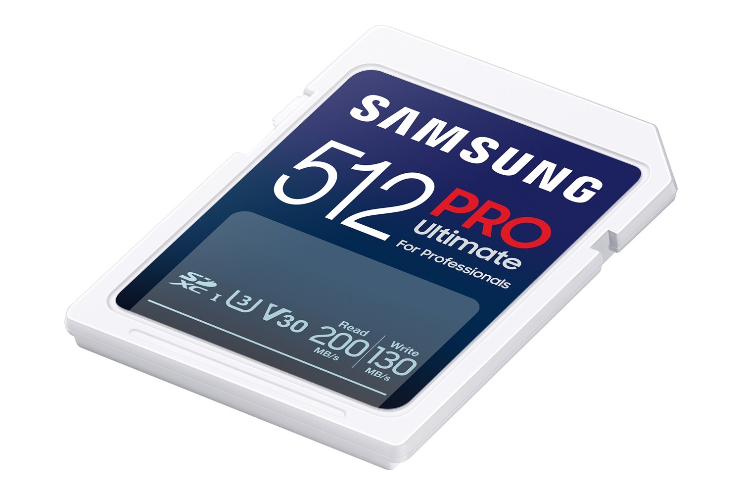 Samsung PRO Ultimate SD Card 512GB - Scheda di memoria UHS-I U3, Fino a 200 MB/S, Ottimizzata per Fotografia e Progetti Creativi