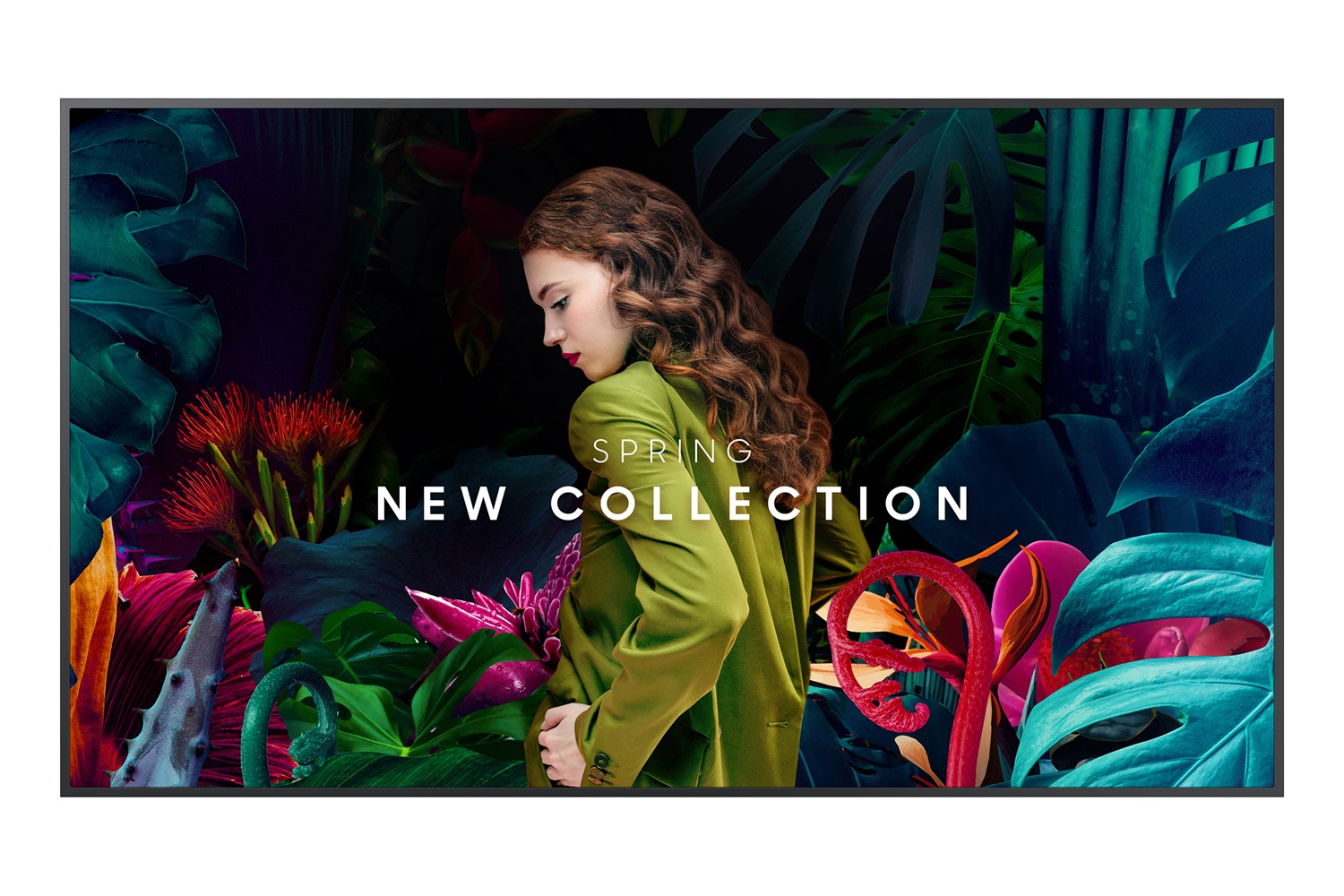Samsung Smart Signage LH85QBCNBGCXEN da 85'' - Display LED 4K Ultra HD, Luminosità 350 cd/m², Design Piatto
