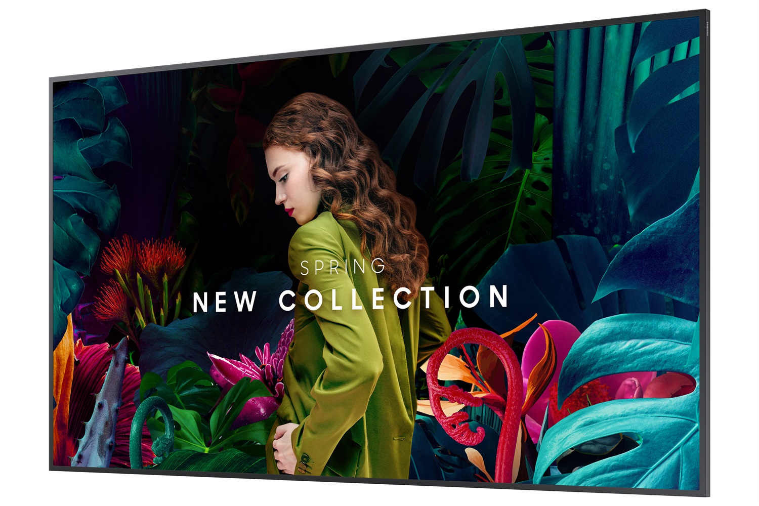Samsung Smart Signage LH85QBCNBGCXEN da 85'' - Display LED 4K Ultra HD, Luminosità 350 cd/m², Design Piatto