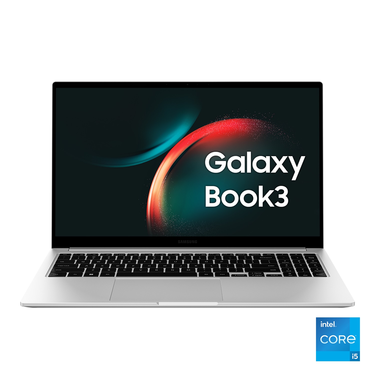 Samsung Galaxy Book3 15.6'' Laptop Intel Core i5-1335U, 16GB RAM, 512GB SSD, Windows 11 Pro, Argento