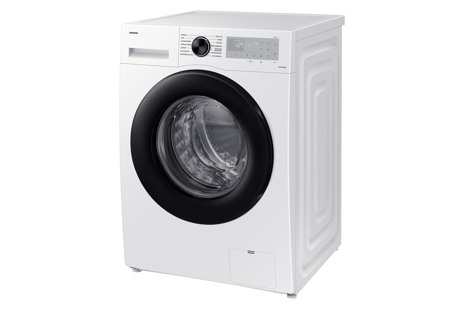 Samsung Lavatrice Crystal Clean™ 9 kg WW90CGC04DAHET - Classe A, 1400 Giri/min, Carica Frontale, Vapore, Wi-Fi