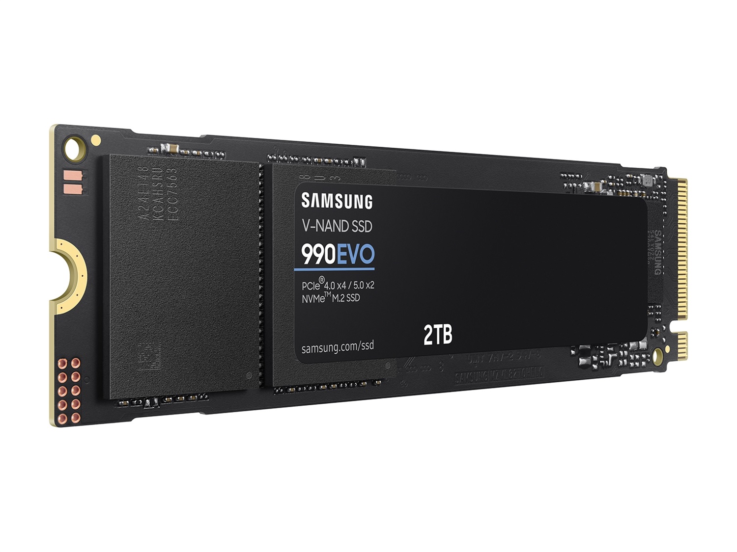 Samsung 990 EVO SSD 2 TB M.2 PCI Express 4.0 NVMe V-NAND TLC - Velocità di lettura 5000 MB/s, scrittura 4200 MB/s