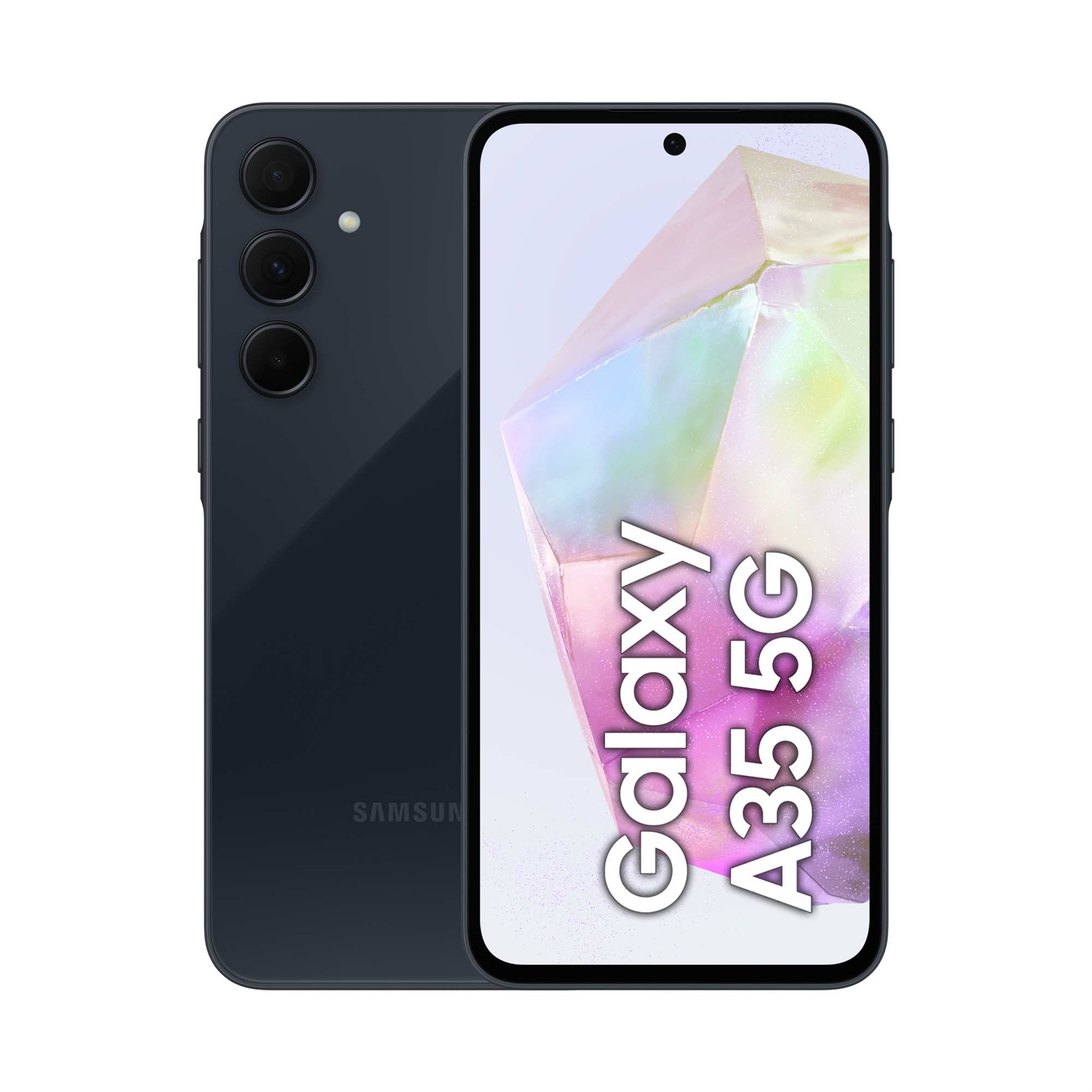 Samsung Galaxy A35 5G - Display FHD Super AMOLED 6.6'', Android 14, 6GB RAM, 128GB, Dual SIM, Batteria 5000 mAh, Fotocamera 50 MP, Awesome Navy