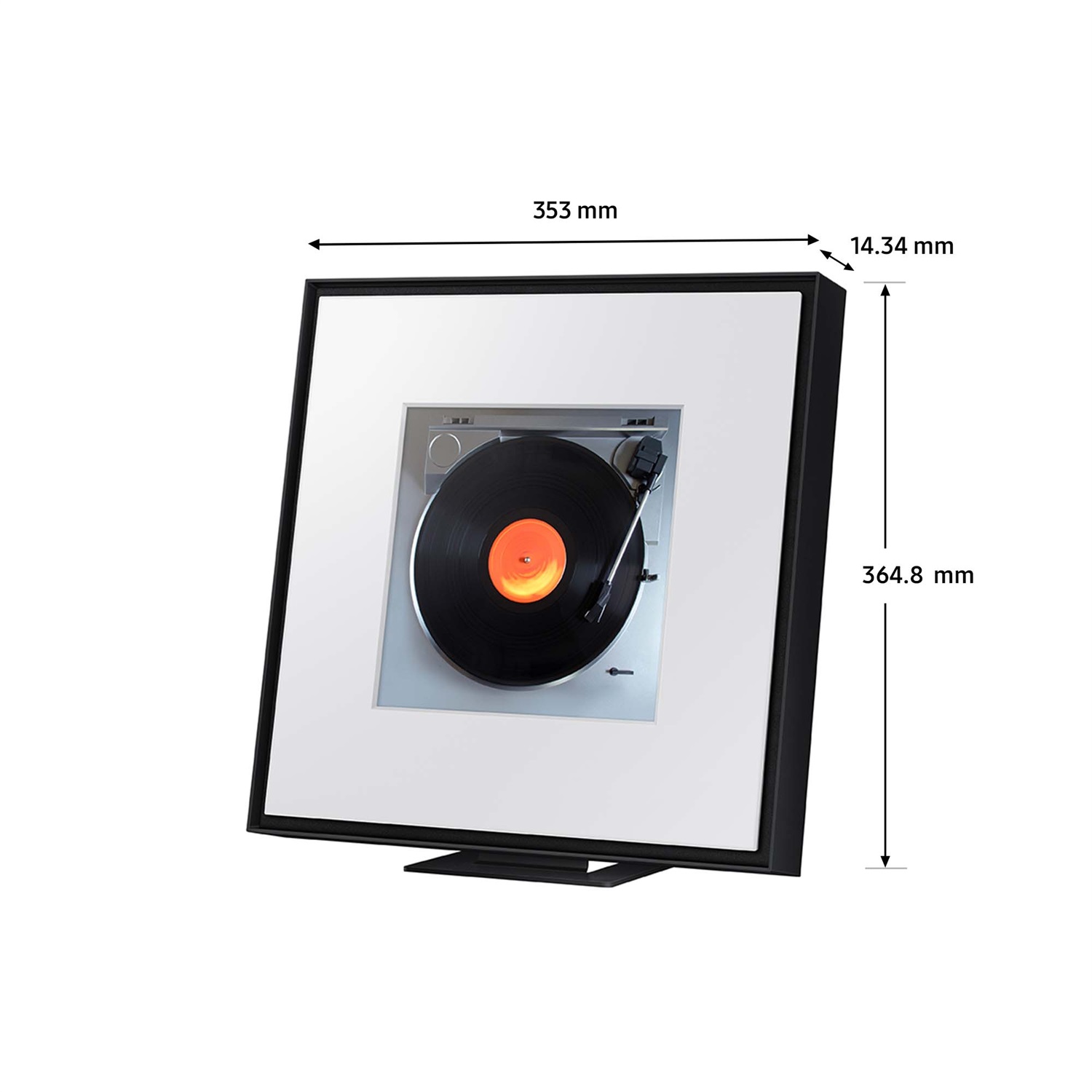 Samsung Music Frame Speaker HW-LS60D/ZF, 6 Speaker, Wireless, Dolby Atmos 3D, Q-Symphony, SpaceFit Sound Pro, Compatibile con Alexa e Google Assistant, Design Personalizzabile