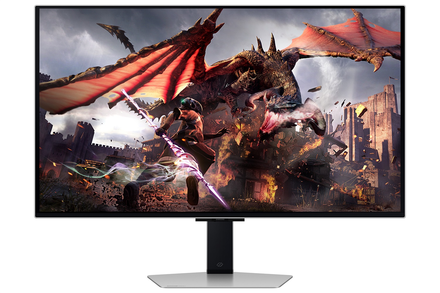 Samsung Monitor Gaming Odyssey OLED G8 (S32DG802) 32'' 4K Ultra HD OLED, 3840x2160, 240Hz, 0,03ms, G-Sync, HDR10