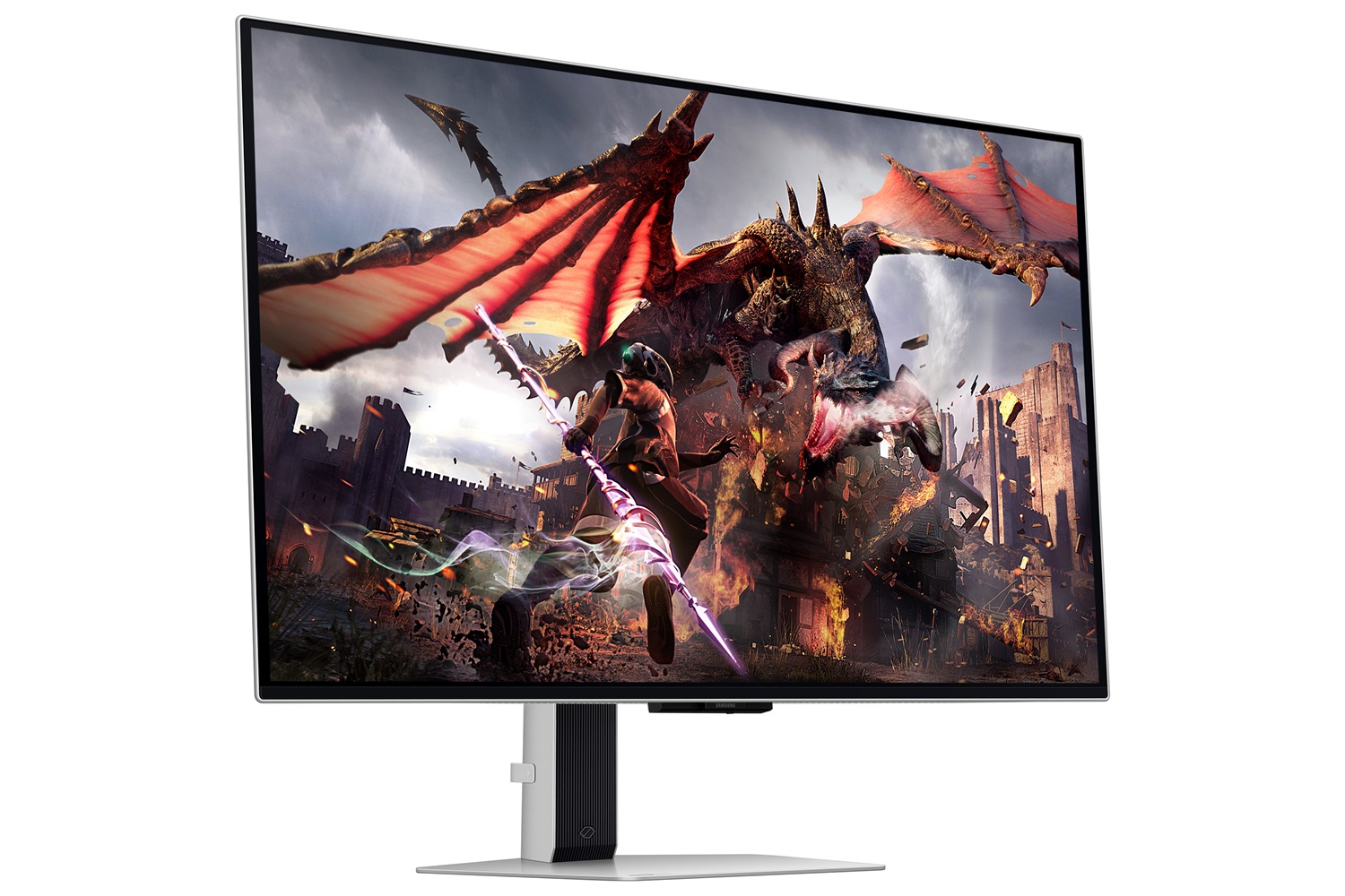Samsung Monitor Gaming Odyssey OLED G8 (S32DG802) 32'' 4K Ultra HD OLED, 3840x2160, 240Hz, 0,03ms, G-Sync, HDR10
