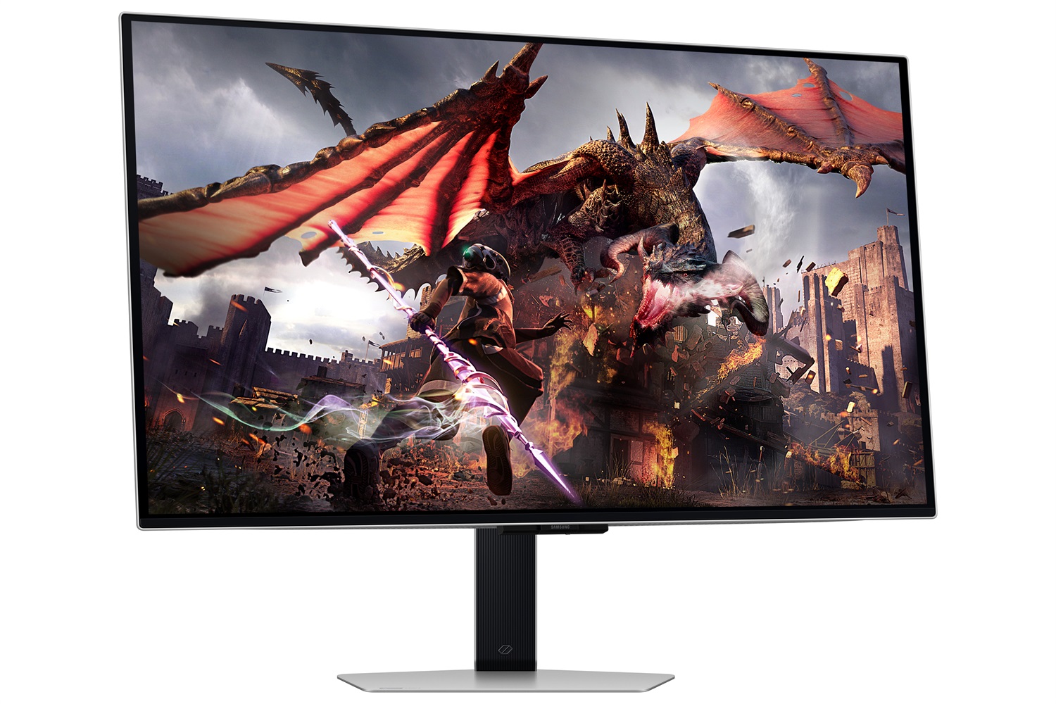 Samsung Monitor Gaming Odyssey OLED G8 (S32DG802) 32'' 4K Ultra HD OLED, 3840x2160, 240Hz, 0,03ms, G-Sync, HDR10