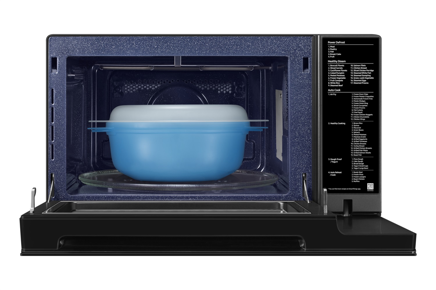 Samsung Microonde Combinato BESPOKE Nero 32L Cottura Ventilata 900W con Funzione Grill