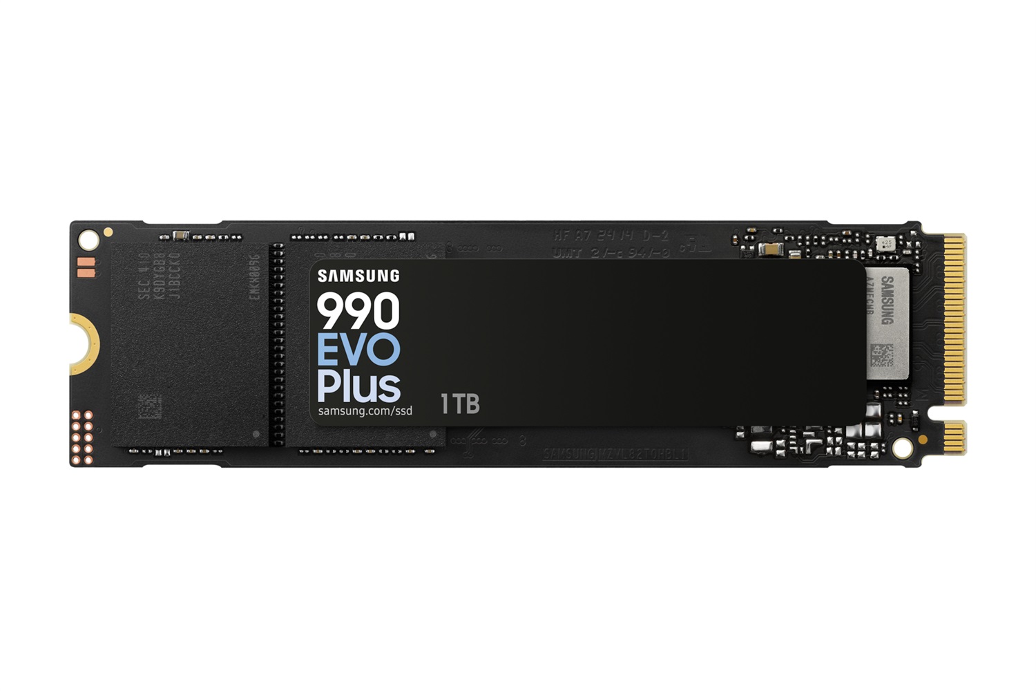 Samsung 990 EVO Plus SSD Interno 1TB M.2 NVMe PCIe 4.0 x4 / 5.0 x2 - Velocità fino a 7150 MB/s