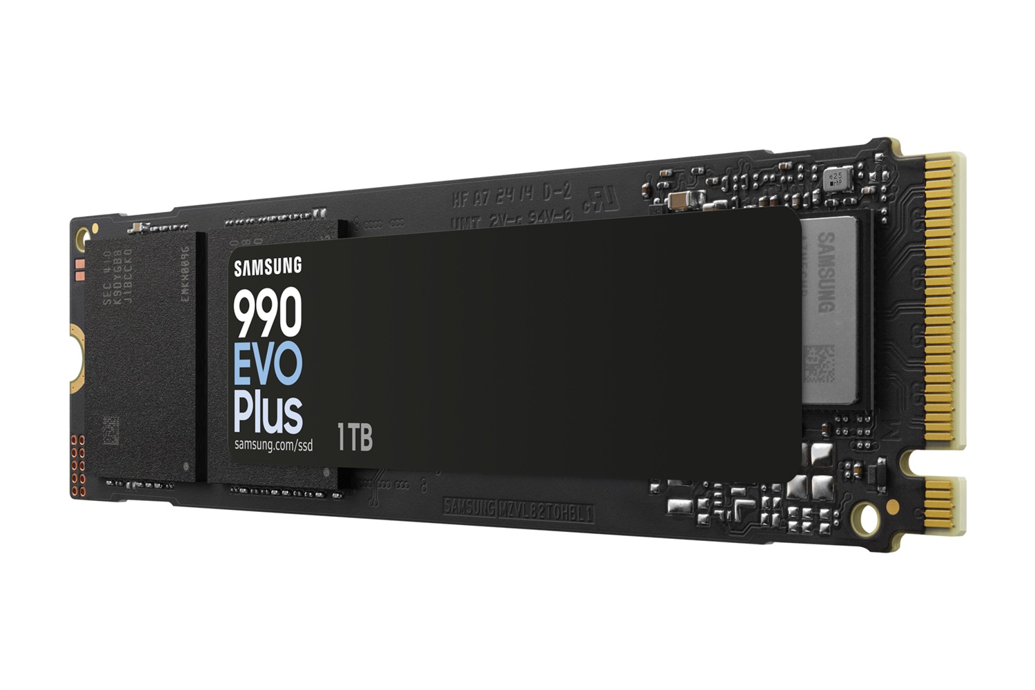 Samsung 990 EVO Plus SSD Interno 1TB M.2 NVMe PCIe 4.0 x4 / 5.0 x2 - Velocità fino a 7150 MB/s