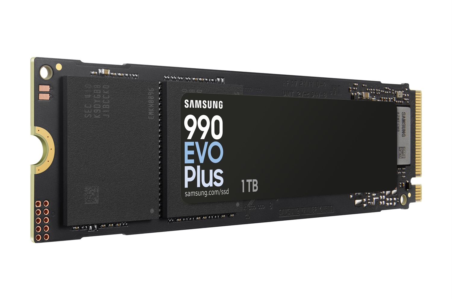 Samsung 990 EVO Plus SSD Interno 1TB M.2 NVMe PCIe 4.0 x4 / 5.0 x2 - Velocità fino a 7150 MB/s