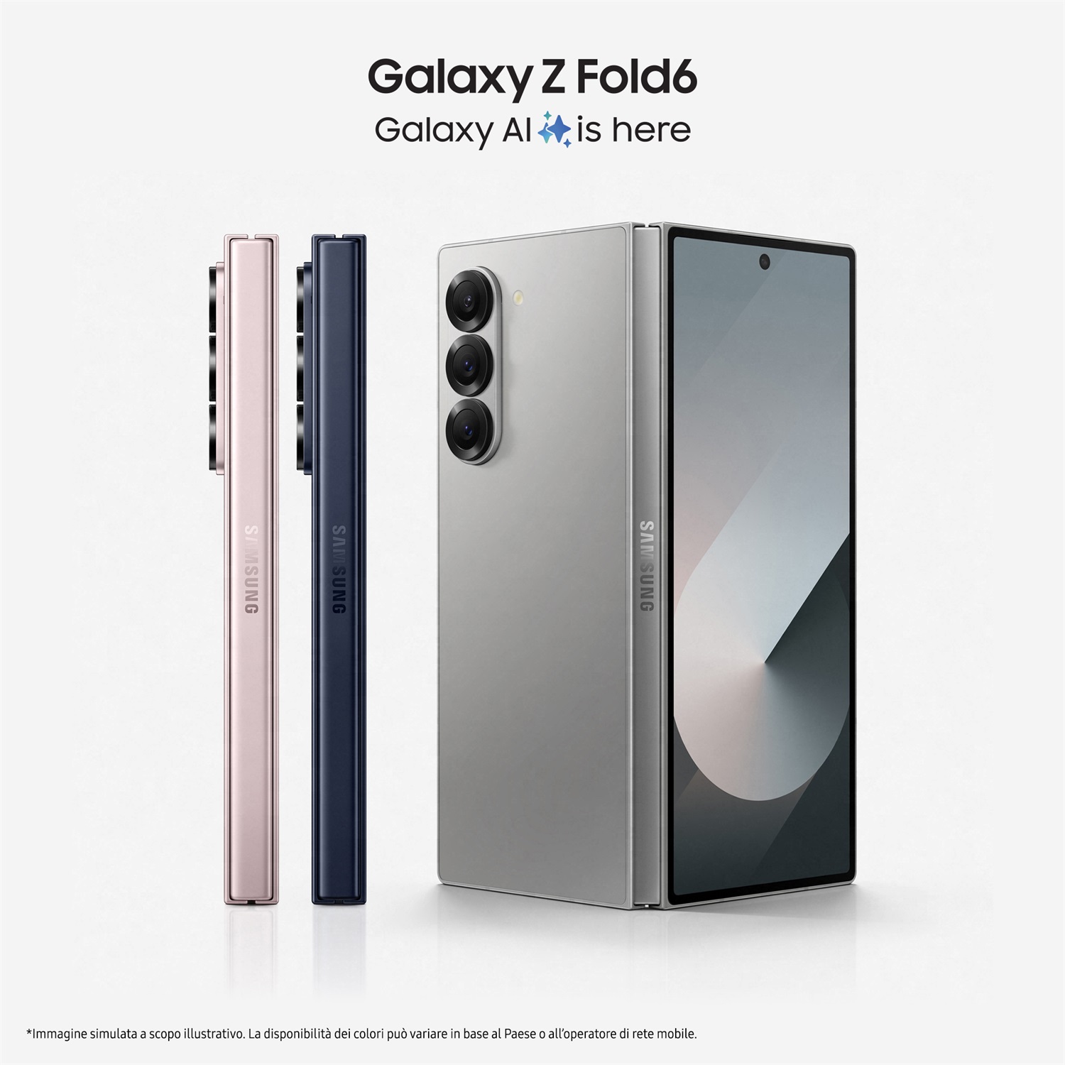 Samsung Galaxy Z Fold6 Smartphone 5G, 256GB, RAM 12GB, Display 6,3