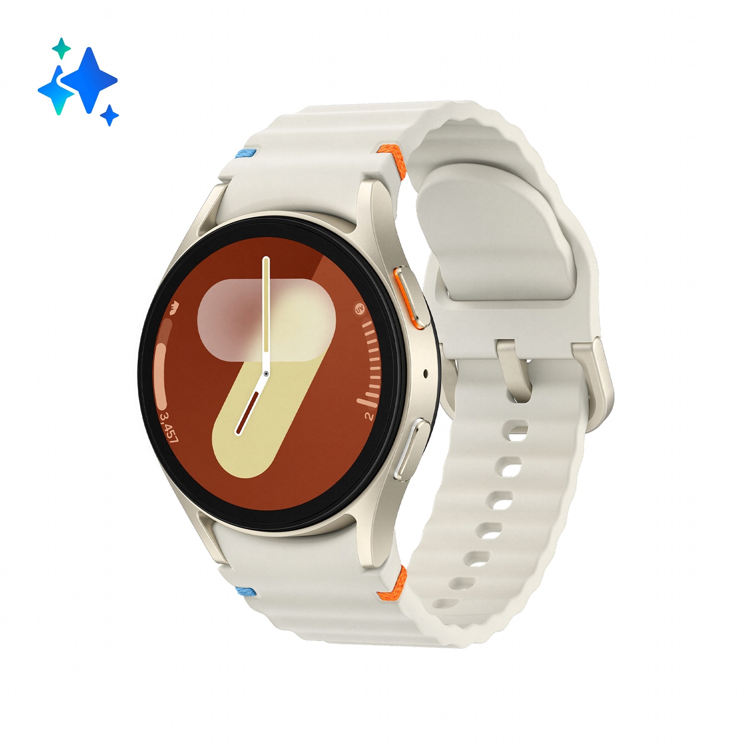 Samsung Galaxy Watch7 Smartwatch 40mm Cream - Super AMOLED, GPS, Bluetooth, Analisi del Sonno, Batteria a Lunga Durata, Ghiera Touch in Alluminio