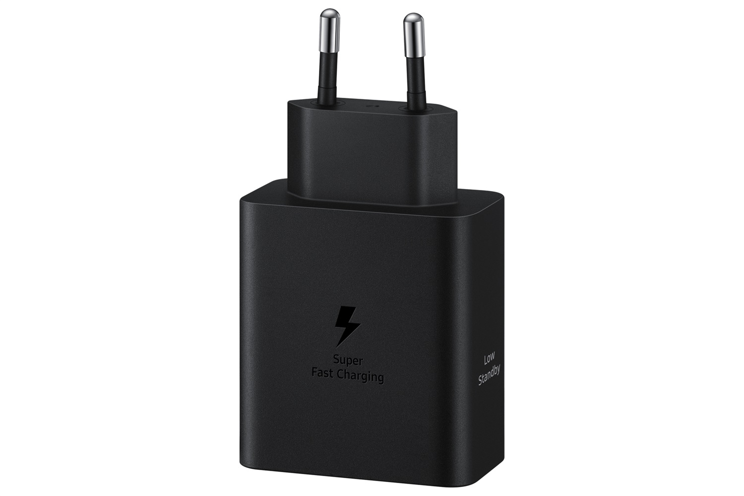 Samsung EP-T5020 Caricabatterie Originale 50W Super Fast Charging con Doppia Porta USB Type-C e Cavo USB-C to USB-C, Nero