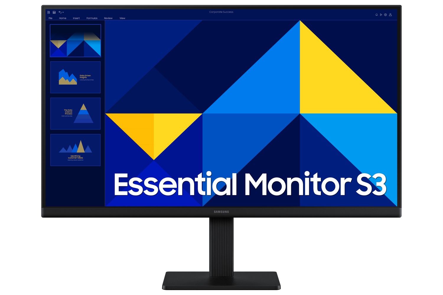 Samsung Monitor LED IPS Serie S30GD da 24'' Full HD 1920x1080, 5ms, Nero