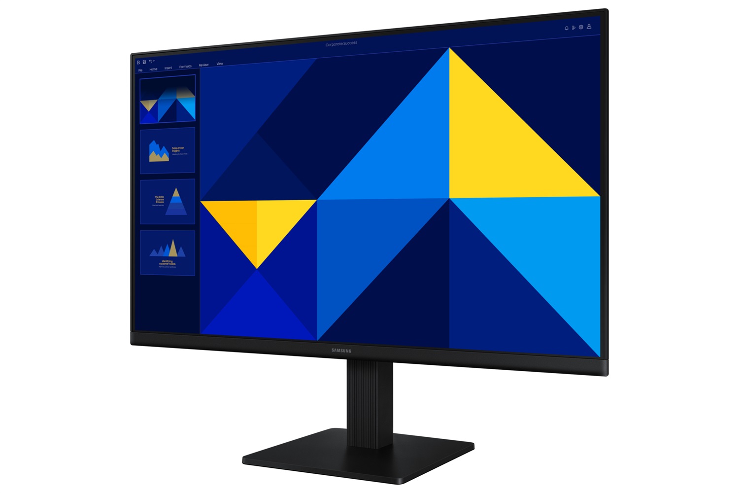 Samsung Monitor LED IPS Serie S30GD da 24'' Full HD 1920x1080, 5ms, Nero