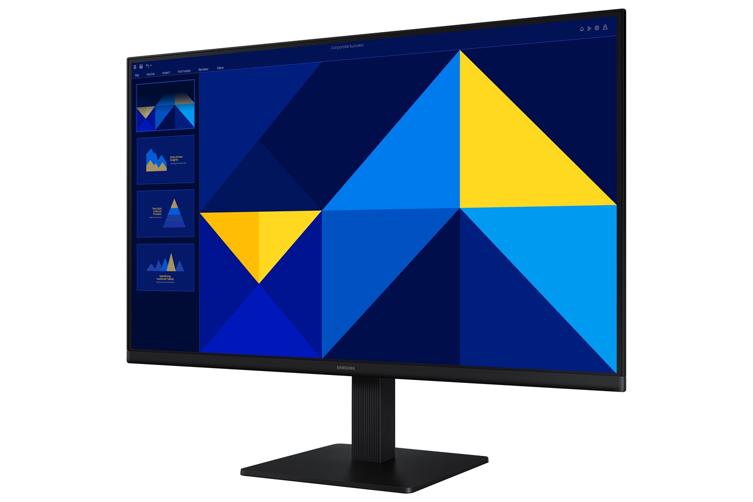 Samsung S30GD Monitor PC 27'' (68,6 cm) Full HD 1920 x 1080, IPS, 100Hz, 5ms, D-Sub, HDMI, Eye Saver Mode, Flicker Free