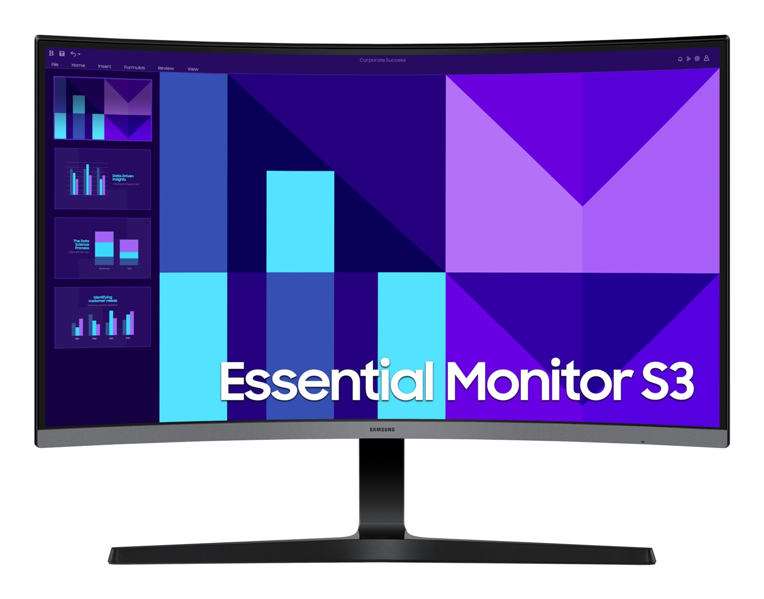 Samsung Monitor Curvo S39GD 27'' Full HD 1920x1080 VA 100Hz 4ms con Speaker Integrati