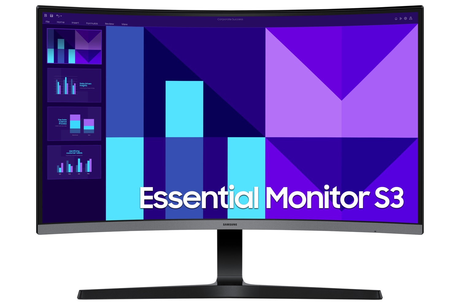 Samsung Monitor PC 27'' FHD 1920x1080 Curvo 1800R 100Hz