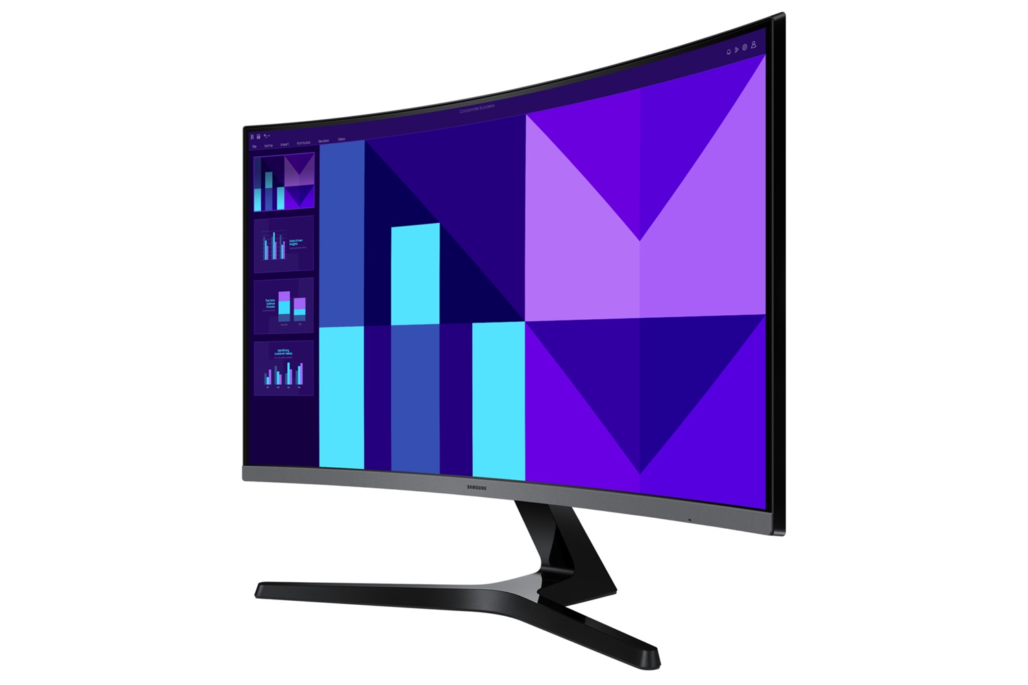 Samsung Monitor PC 27'' FHD 1920x1080 Curvo 1800R 100Hz