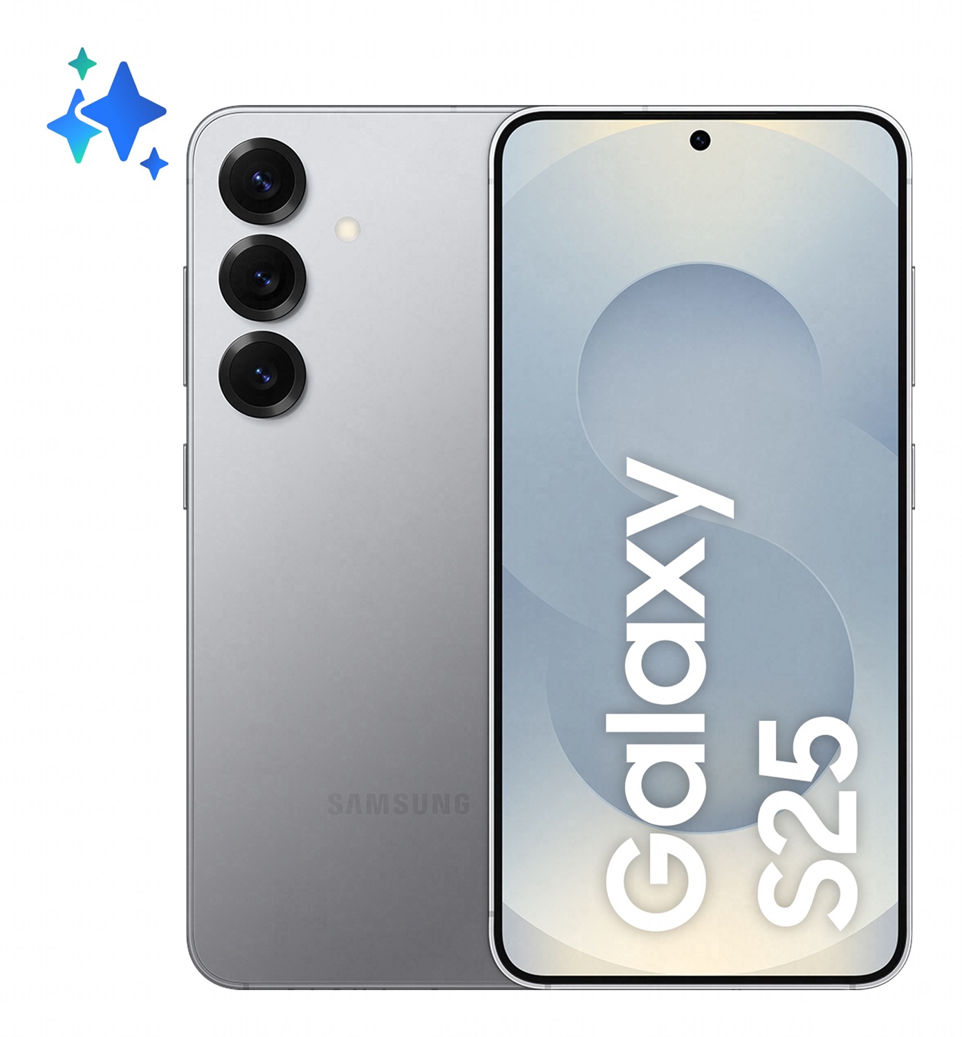 Samsung Galaxy S25 Smartphone 5G AI, Display 6.2'' FHD Dynamic AMOLED 2X, Fotocamera 50MP, RAM 12GB, Memoria Interna 512GB, Batteria 4000 mAh, Silver Shadow