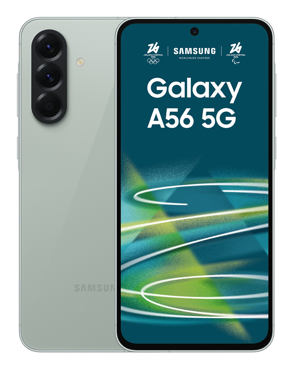 Samsung Galaxy A56 5G - Smartphone 8GB RAM, 256GB, Display Super AMOLED 6.7'', Fotocamera 50MP, Batteria 5000 mAh, IP67, Awesome Olive