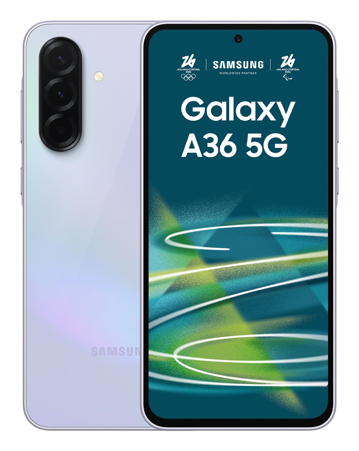 Samsung Galaxy A36 5G - Smartphone 8GB RAM, 256GB, Display Super AMOLED 6.7'', Fotocamera 50MP, Batteria 5000 mAh, Certificazione IP67, Awesome Lavender