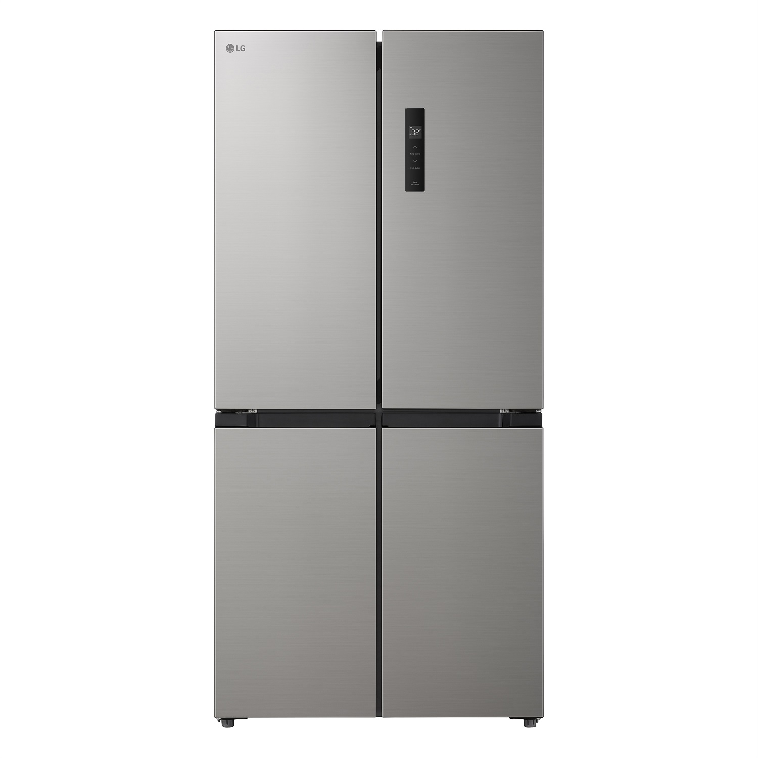 LG GMM41MSBEM Frigorifero Multidoor Slim 474L Classe E Total No Frost con Cassetto Fresh Switch e Multi Air Flow, Silver