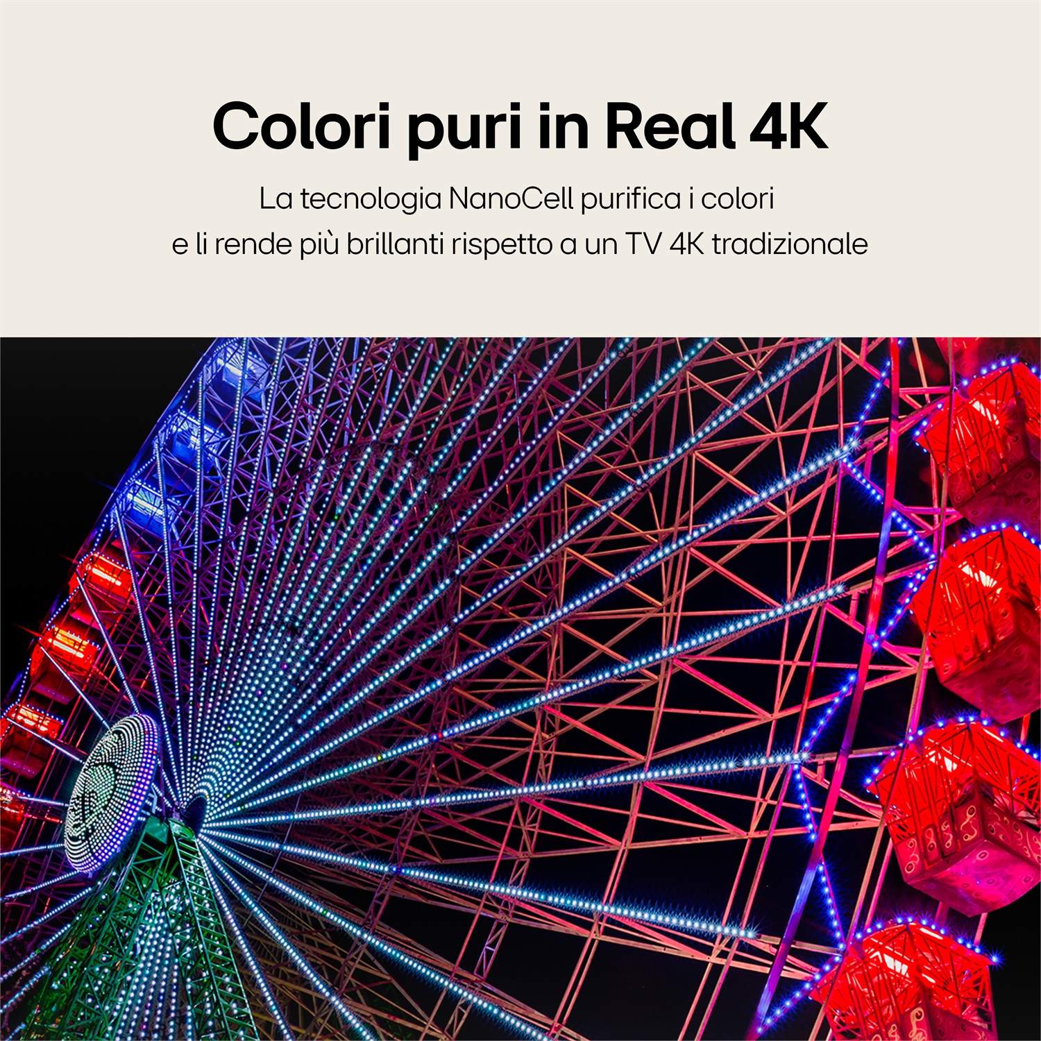 LG NanoCell 65'' Serie NANO82 65NANO82T6B, Smart TV 4K Ultra HD, 3 HDMI, Wi-Fi, HDR10, webOS 24