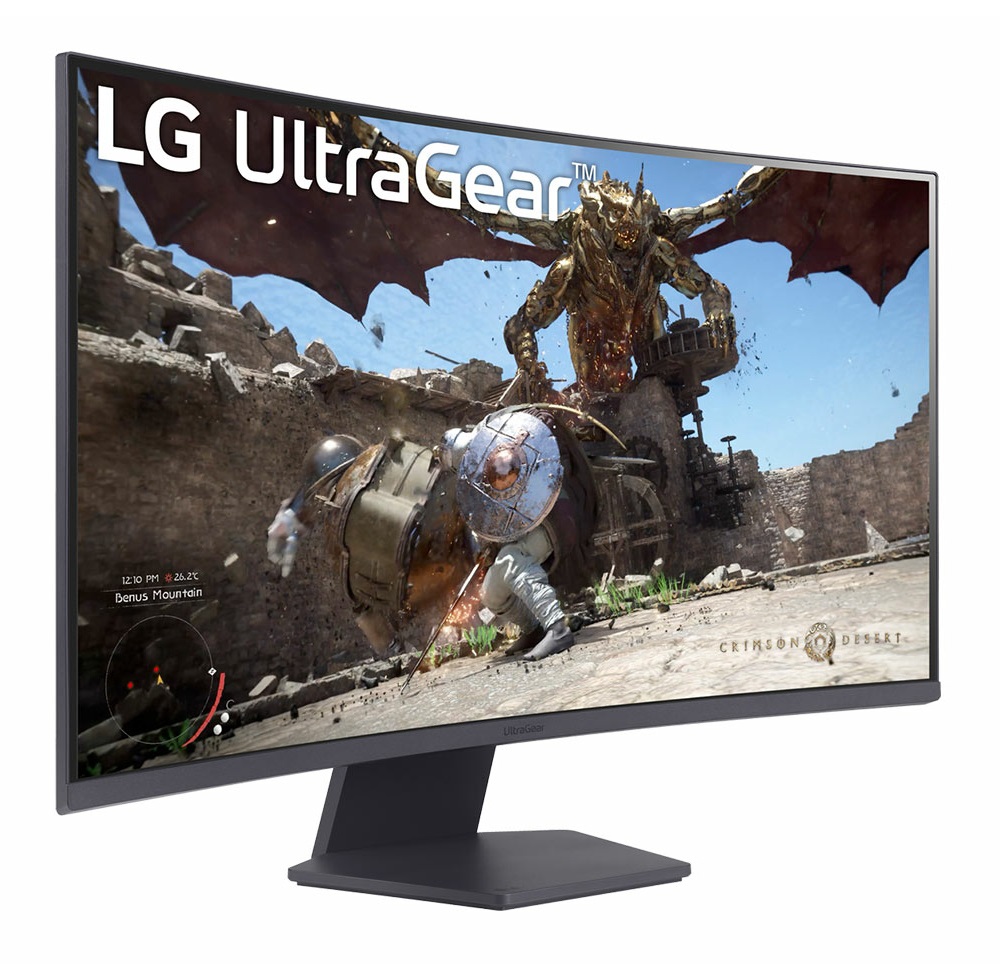 LG UltraGear 32GS60QC-B Monitor Gaming Curvo 32