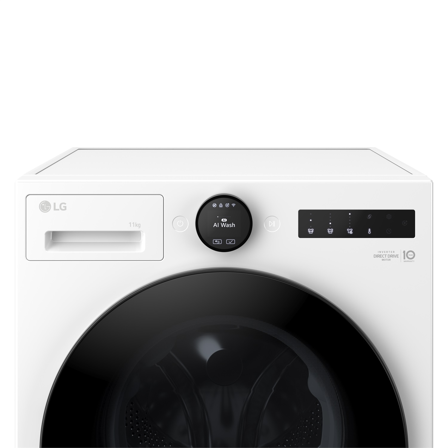 LG F4X7011TWB Lavatrice 11kg Carica Frontale, 1400 giri/min, Classe A-40%, AI DD™, TurboWash, Wi-Fi, Display Easy Circle