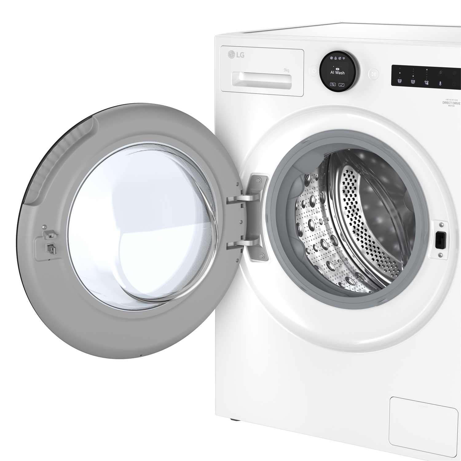 LG Lavatrice F4X7009TWB 9 Kg Classe A 1400 Giri AI DD WiFi Vapore - Essence White