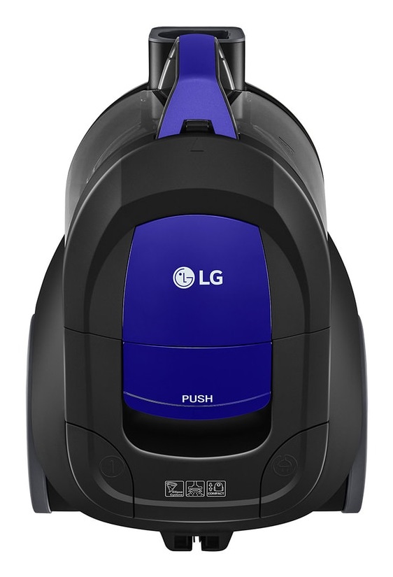 LG VC5506NHTB Aspirapolvere Senza Sacco 650 W con Sistema Ciclonico, Tubo Telescopico e Serbatoio da 1,1 L per Tappeti e Pavimenti Duri