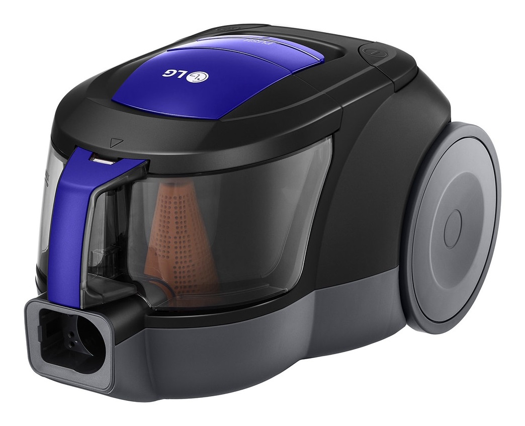 LG VC5506NHTB Aspirapolvere Senza Sacco 650 W con Sistema Ciclonico, Tubo Telescopico e Serbatoio da 1,1 L per Tappeti e Pavimenti Duri