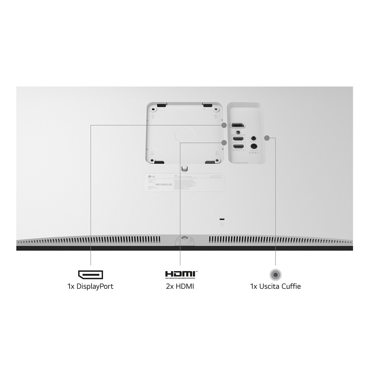 LG 27US550-W Monitor 27