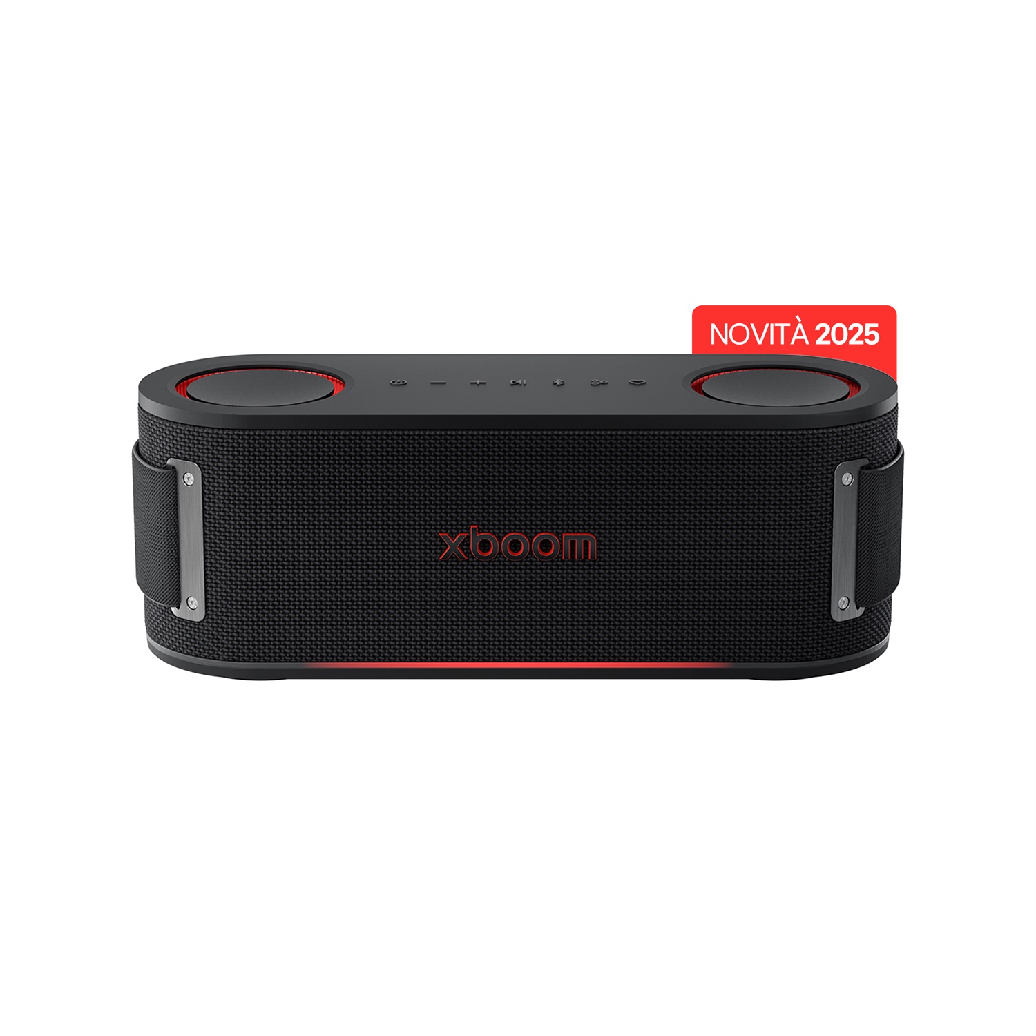 LG xboom Bounce by will.i.am - Speaker Bluetooth 40W, Impermeabile IP67, 30 ore di autonomia, AI Lighting, Compatibile con Google, Siri, Alexa