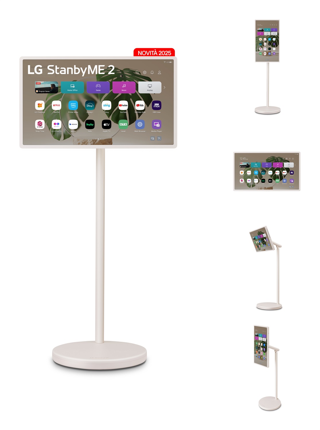 LG StanbyME 2 - TV LED 27'' QHD Touchscreen, Portatile con Dolby Atmos e webOS