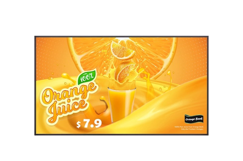 LG Monitor Digital Signage LED 65'' 4K UHD 500nits 24/7 Modello 65UH5Q-E
