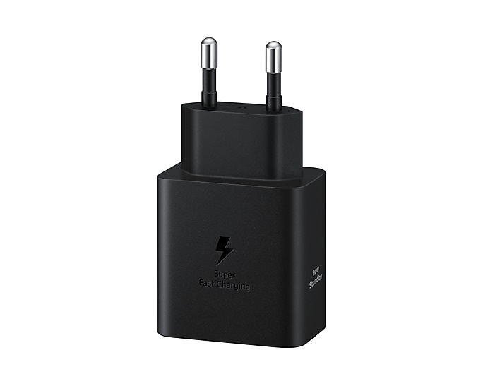 Samsung EP-T4511 Caricatore Originale 45W USB-C Ricarica Rapida Nero