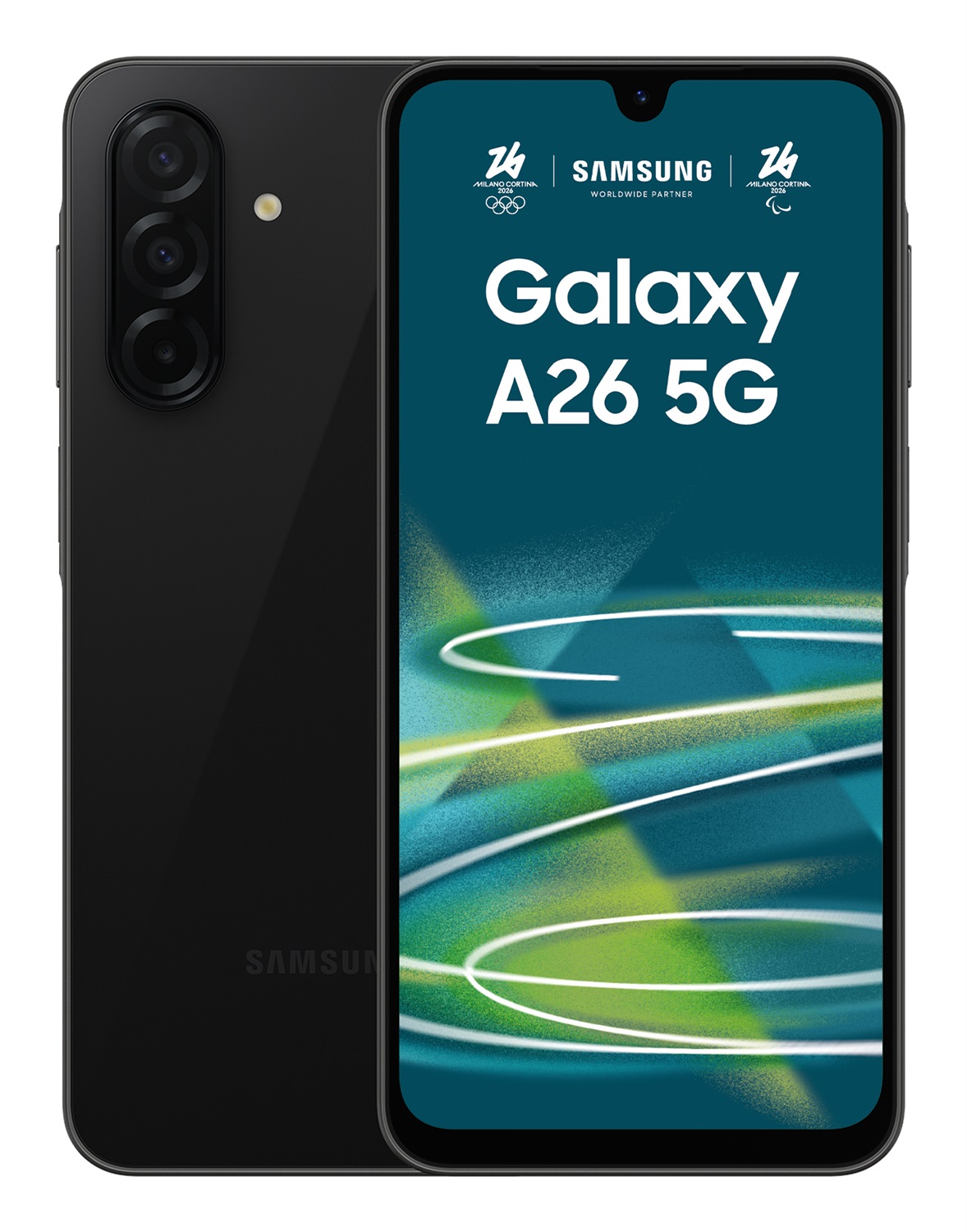Samsung Galaxy A26 5G, Smartphone Dual SIM, Display Super AMOLED 6.7'', 8GB RAM, 256GB, Batteria 5.000 mAh, Fotocamera 50 MP, Android 15, Black