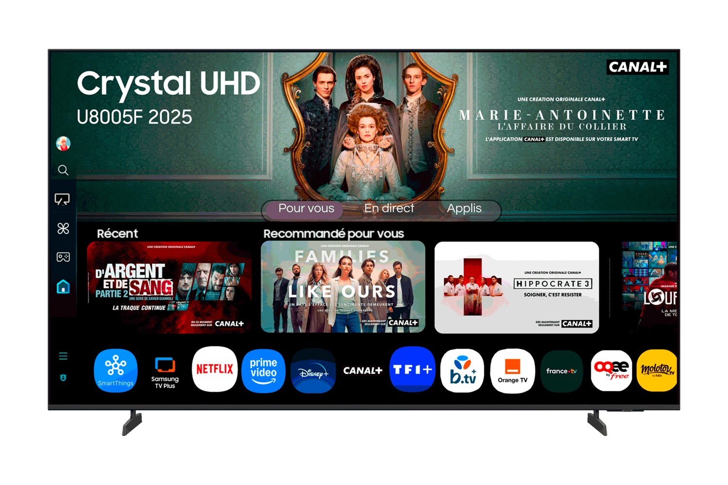 Samsung TU43U8005FU 43