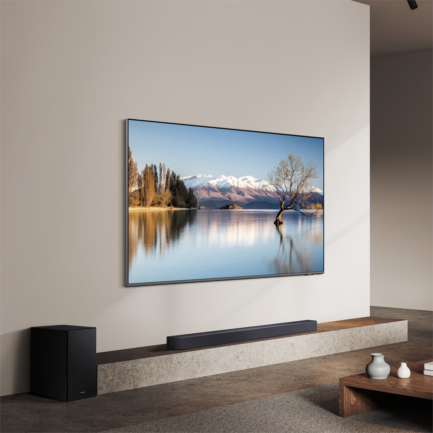Samsung Q-series Soundbar HW-Q600F/ZF, Audio 3.1.2 canali, Wireless, Dolby Atmos, DTS Virtual:X, Subwoofer incluso, Potenza Max 360 W, Titan Black