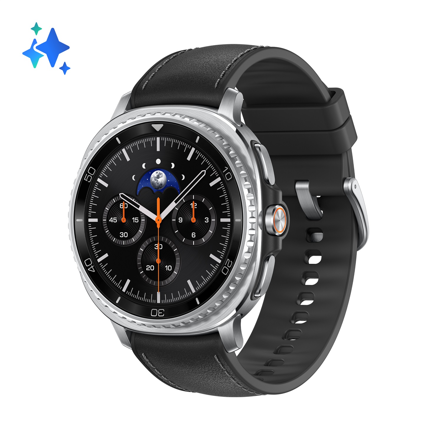 Samsung Galaxy Watch8 Classic 46mm Nero - Smartwatch Bluetooth con Design Resistente agli Urti, Ghiera Girevole, Processore 3nm, Monitoraggio Attività Fisica e Sonno, Display Super AMOLED