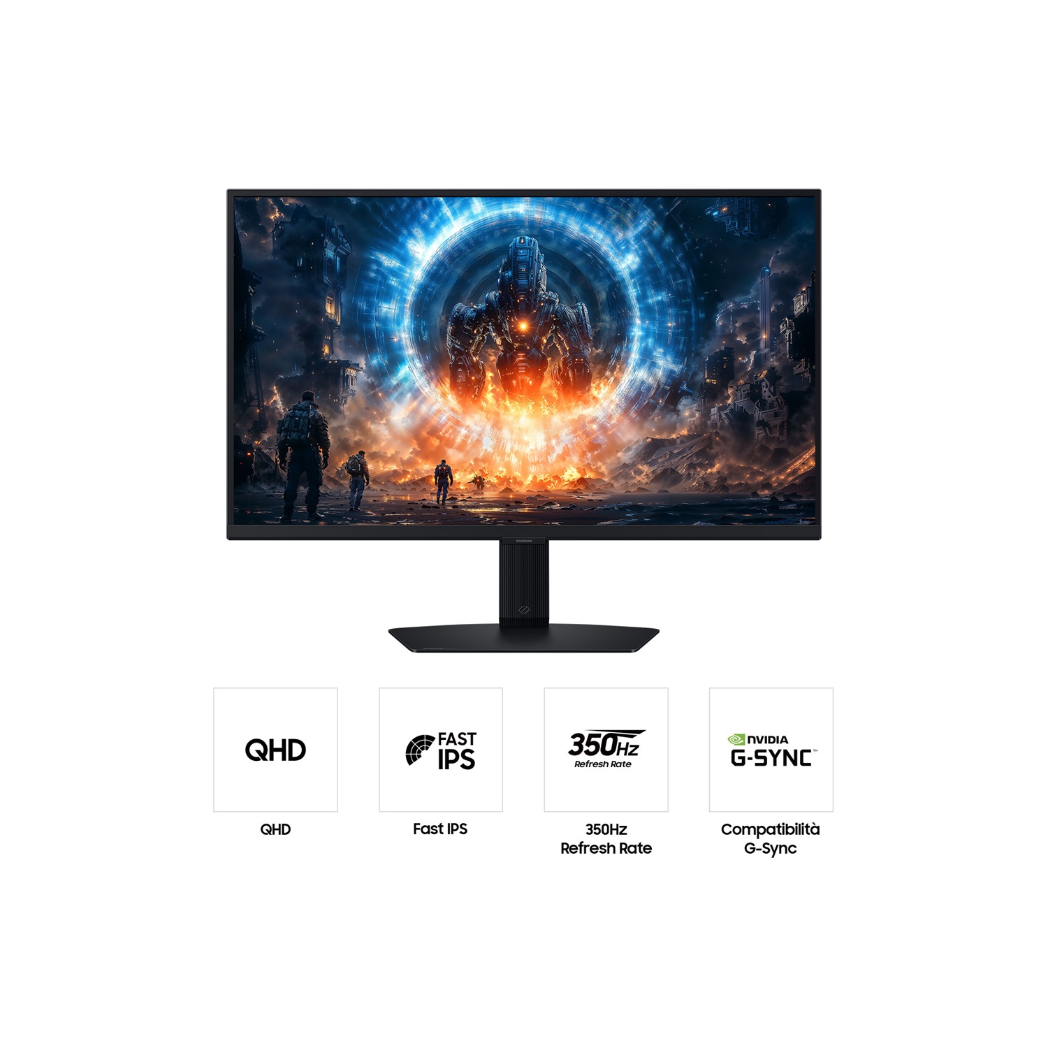 Samsung Odyssey G6 G60F Monitor da gioco QHD 27