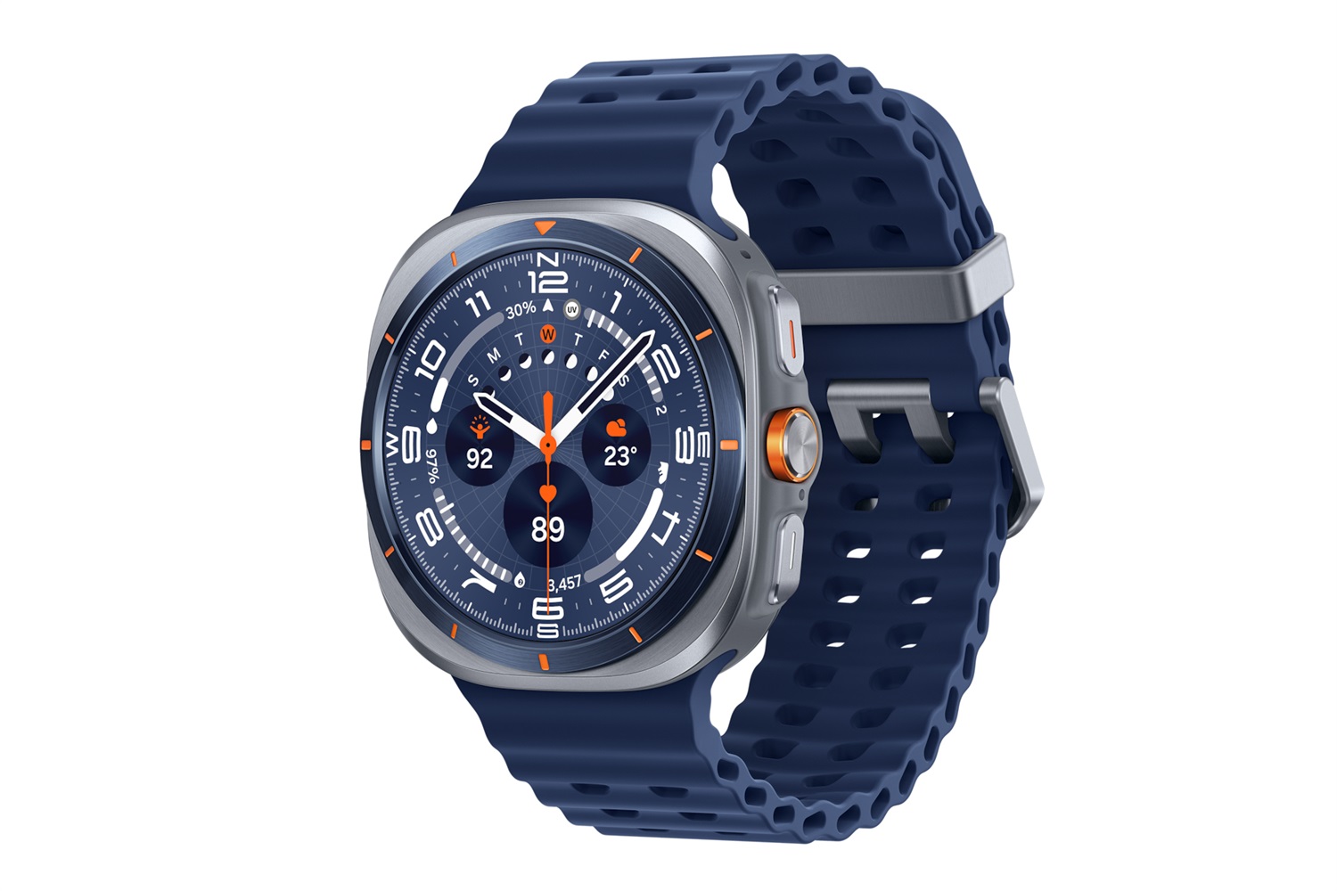 Samsung Galaxy Watch Ultra 47mm LTE Titanium Blue e White - Smartwatch Digitale AMOLED 1.5
