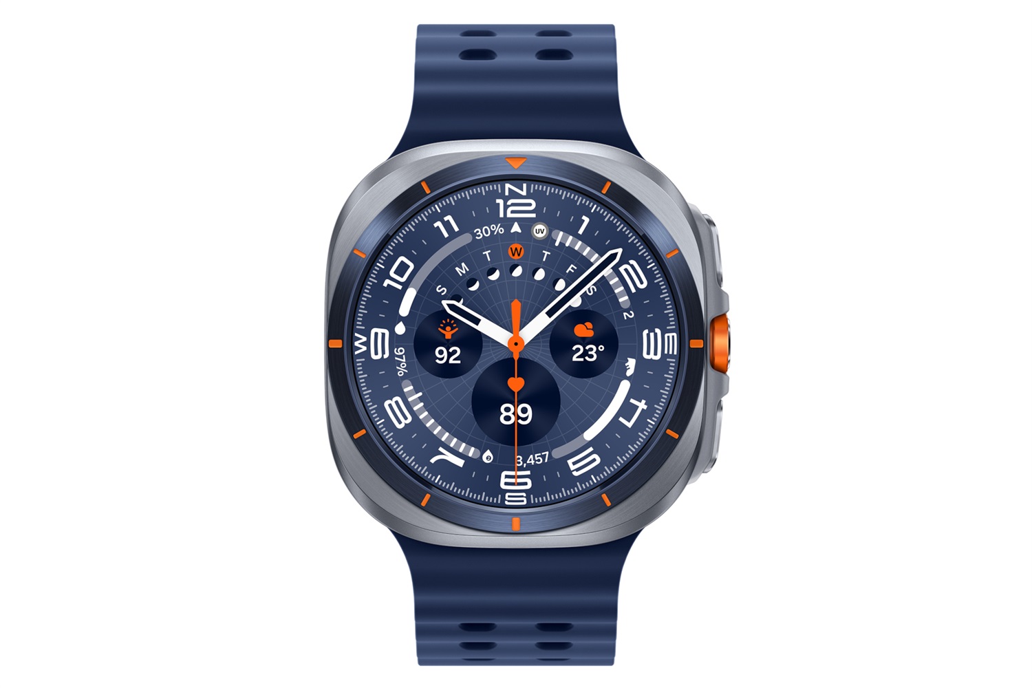 Samsung Galaxy Watch Ultra 47mm LTE Titanium Blue e White - Smartwatch Digitale AMOLED 1.5