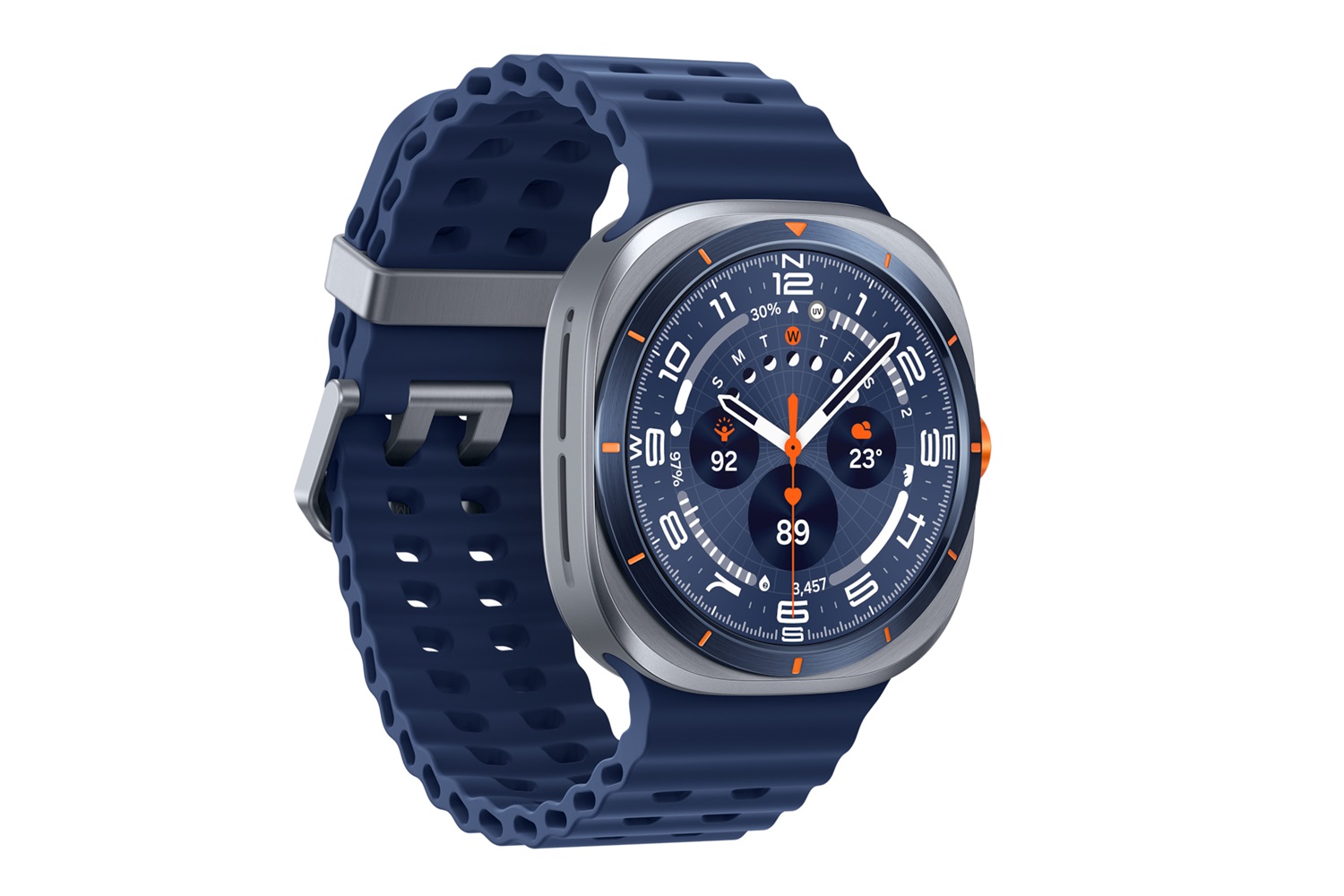Samsung Galaxy Watch Ultra 47mm LTE Titanium Blue e White - Smartwatch Digitale AMOLED 1.5