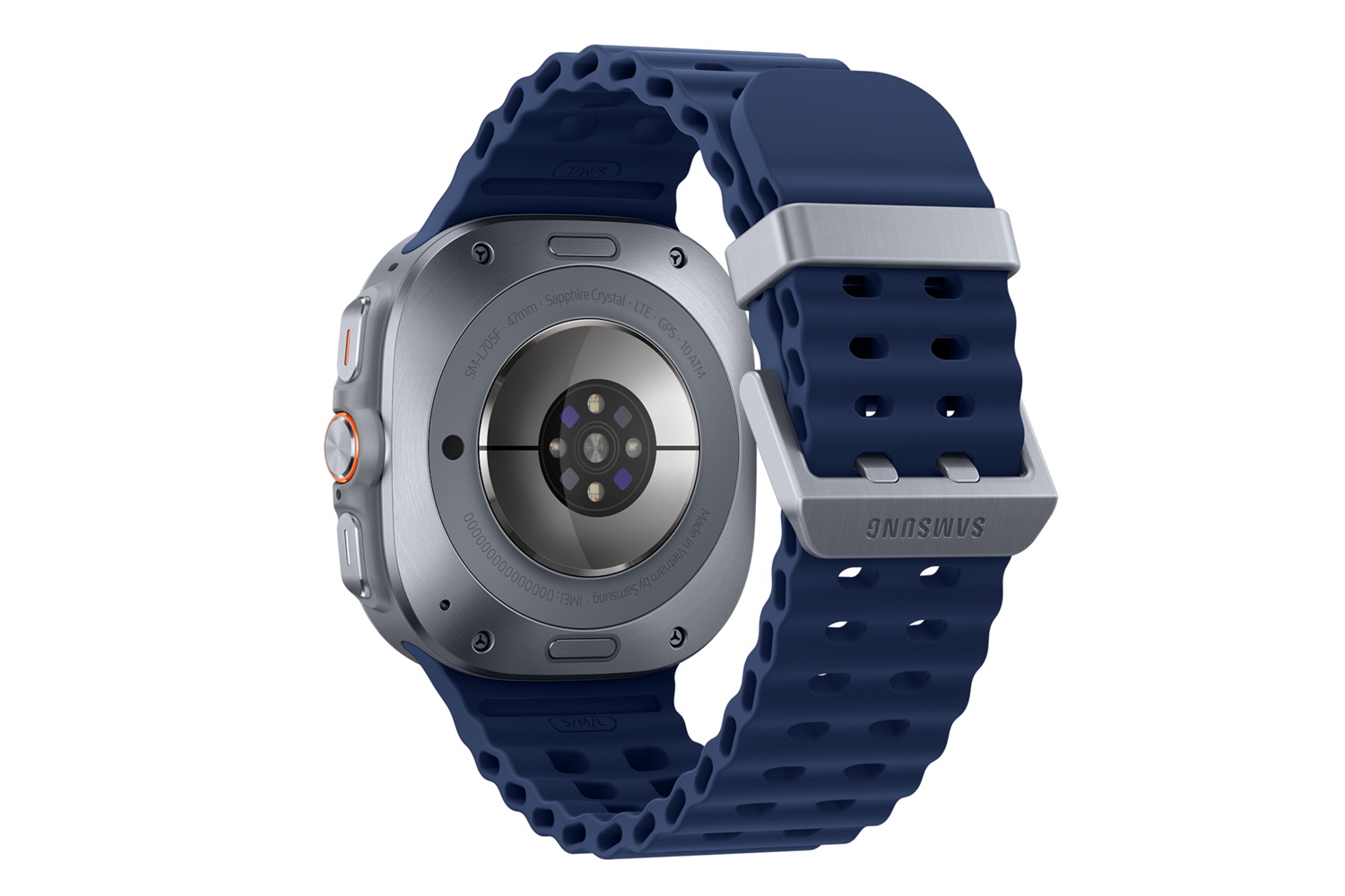 Samsung Galaxy Watch Ultra 47mm LTE Titanium Blue e White - Smartwatch Digitale AMOLED 1.5