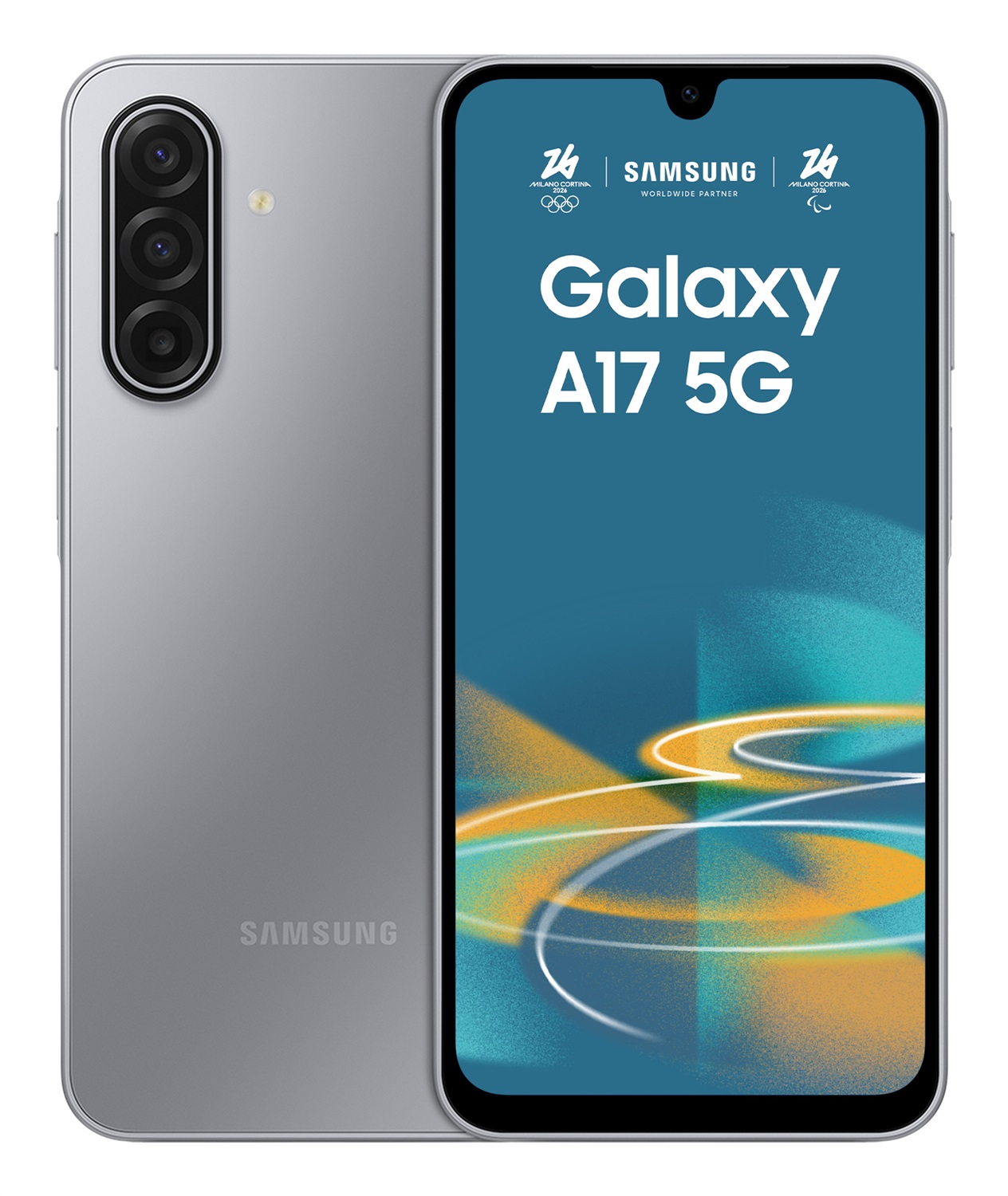 Samsung Galaxy A17 5G - Smartphone Android 15, Display sAMOLED 6.7'', 8GB RAM, 256GB, Batteria 5000 mAh, Resistenza IP54, Memoria Espandibile fino a 2TB, Grigio